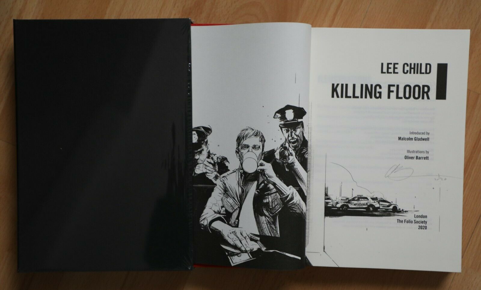Lee Child : The Killing Floor artist-signed Folio first edition